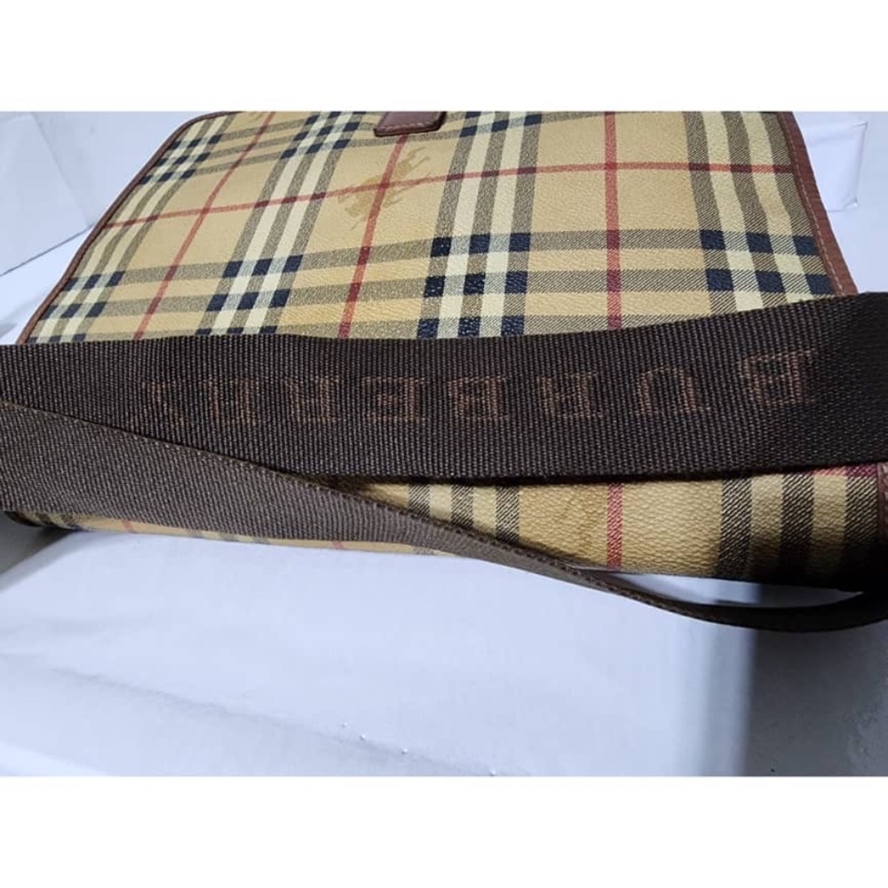 Burberry Beige Black Red Check Crossbody Bag - Picture 10 of 16